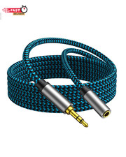 3.5Mm Headphone Extension Cable 5FT, Nylon Braided AUX Extension Cable Male to F