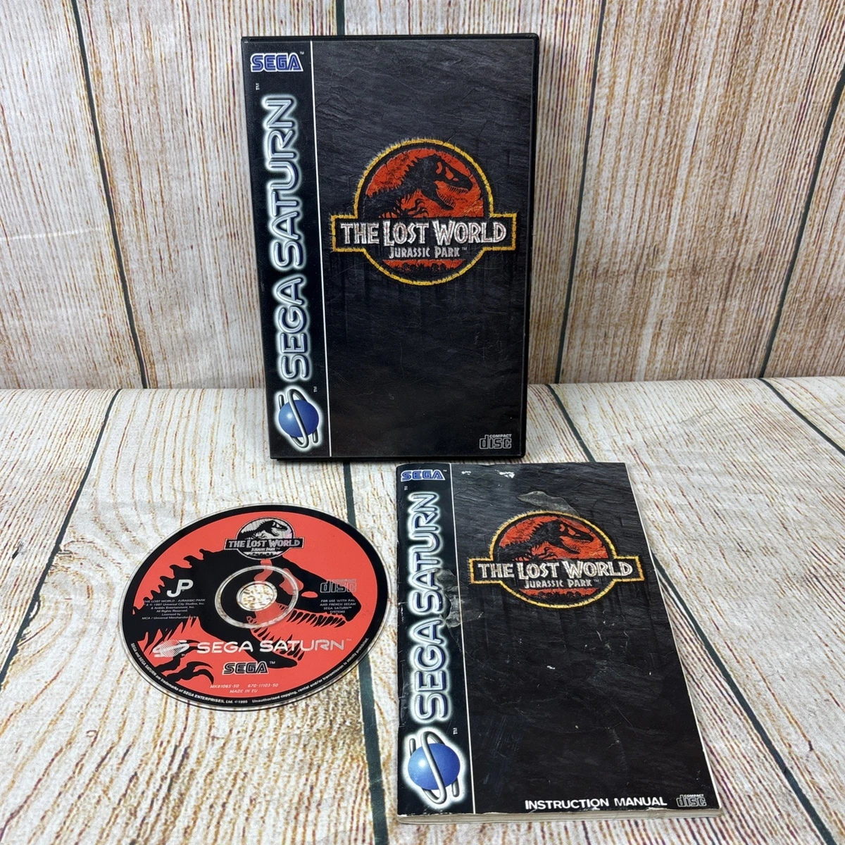 Jurassic Park : The Lost World Sur Sega Saturn - PAL - Complet (boîtier, CD) - Bon état