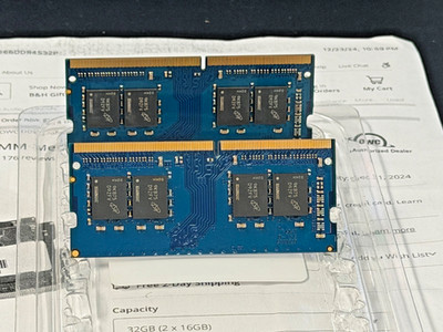 OWC DDR4 2666 MHz SO-DIMM Memory Module OWC2666DDR4S16G.  Used in 2020 27'' iMac