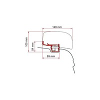 Fiamma F40Van Adapter FüR VW T5/6