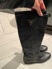 stivali Prada i perfette condizioni donna tacco basso