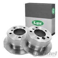 2X LPR Bremsscheiben 258Mm Voll Hinten Passend FüR Mercedes G-KLASSE Sprinter VW