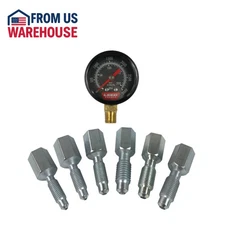 Brake Line Pressure Gauge Kit Hydraulic Diagnostic Tool for Master Cylinder Test
