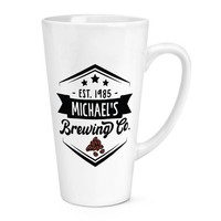 Personalisiert Kaffee Brauerei Co 483Ml Groß Latte Becher Tasse Mutter Vatertag