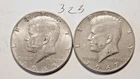 KENNEDY HALF DOLLAR,  40%  SILVER,   1965-P,  1967-P,  ----323