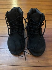 Timberland Boots Toddlers Sz 6 Black Nubuck Waterproof