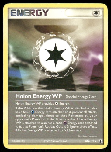 2005 Pokemon Holon Energy WP Rare Delta Species 106/113 DMG