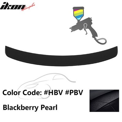 Fits 11-23 Chrysler 300 300C 300S ABS #HBV Blackberry Pearl Rear Trunk Spoiler
