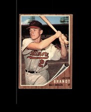1962 Topps 165 Jackie Brandt VG #D1,519219