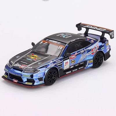 Nissan Silvia S15 D-MAX 70 D-MAX Racing 2023 Legierung 1:64 Modellauto Geschenk