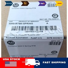 New Allen Bradley 5069-RTB6-SPRING Compact 5000 6 Spring RTB Sealed US Free Tax