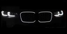 2xcite Nieren Grill F�r BMW X3 G01 X4 G02 2022 LCI Vorne LED Schwarz Twin Slat