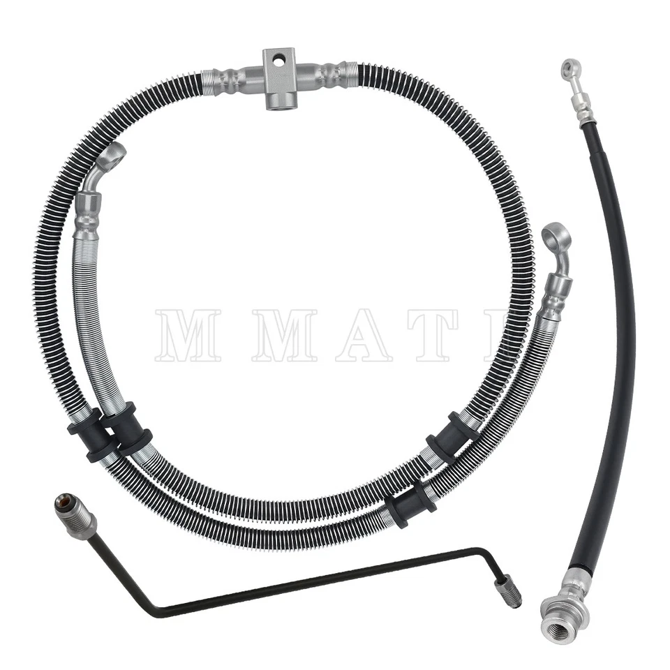 2011-2014 for Yamaha Grizzly 450 YFM450FG Front Brake Hose Line Pipe Kit ATV - Image 2 of 4