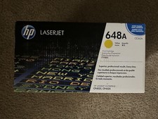 HP LASERJET 648A CE262A Toner Cartridge LaserJet Yellow CP4025 CP4525 NEW