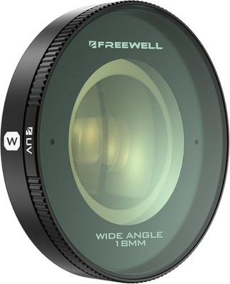 Freewell 18mm Weitwinkelobjektiv für Sherpa Hüllen,Genius Rig, iPhone/Galaxy