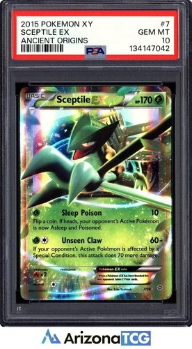 Pokemon 2015 Sceptile EX 7/98 Ancient Origins GEM MINT PSA 10