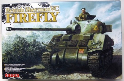 Tasca #35-009 British Sherman VC Firefly plastic model kit
