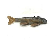 VINTAGE 7” DARK HOUSE ICE FISH SPEARING DECOY~ FOLK ART FISHING LURE