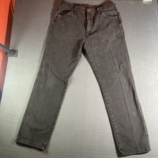 Vintage 90s Wrangler Cowboy Cut Jeans Men's 31x32 Black Made In USA