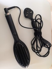 GHD Glide Smoothing Hot Brush Salon Quality for Hair Styling, Black with Bag