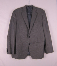 Lauren Ralph Lauren Blazer Sport Coat 38 Gray Herringbone Suit Jacket