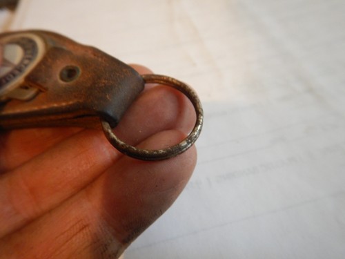 VINTAGE Mercedes Benz Dealership Leather Key Chain Tri-County Fairfield Ohio - Picture 4 of 4