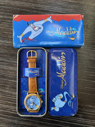 NEW Disney Aladdin Limited Edition Wrist Watch Still in Box Made by Fossil - Picture 1 of 9