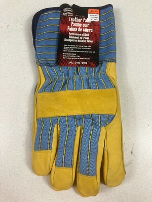 Boss 2XL Leather Palm Work Glove with Gauntlet Cuff for Extended Wrist/Forearm
