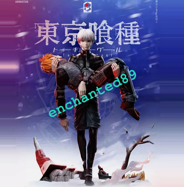 はるBW-Studioカネキ BW Studio Tokyo Ghoul Kaneki Ken Resin Statue In Stock