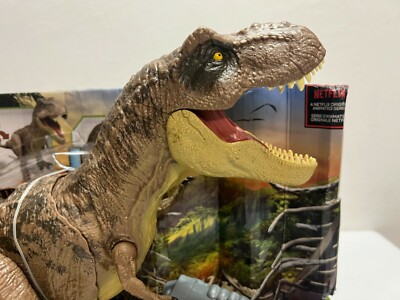 Jurassic World T-Rex Tyrannosaurus Stomp N' Escape Dino Camp