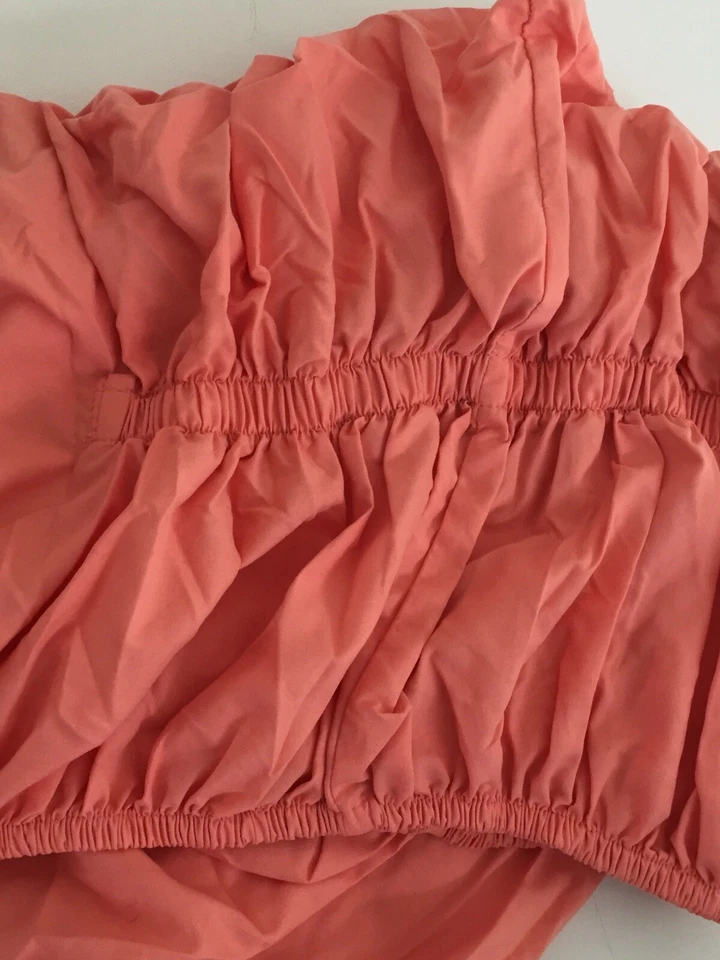 Room Essentials Sheet Fitted Twin Orange Polyester Fully Elasticized  2 Pockets - Image 4 of 4