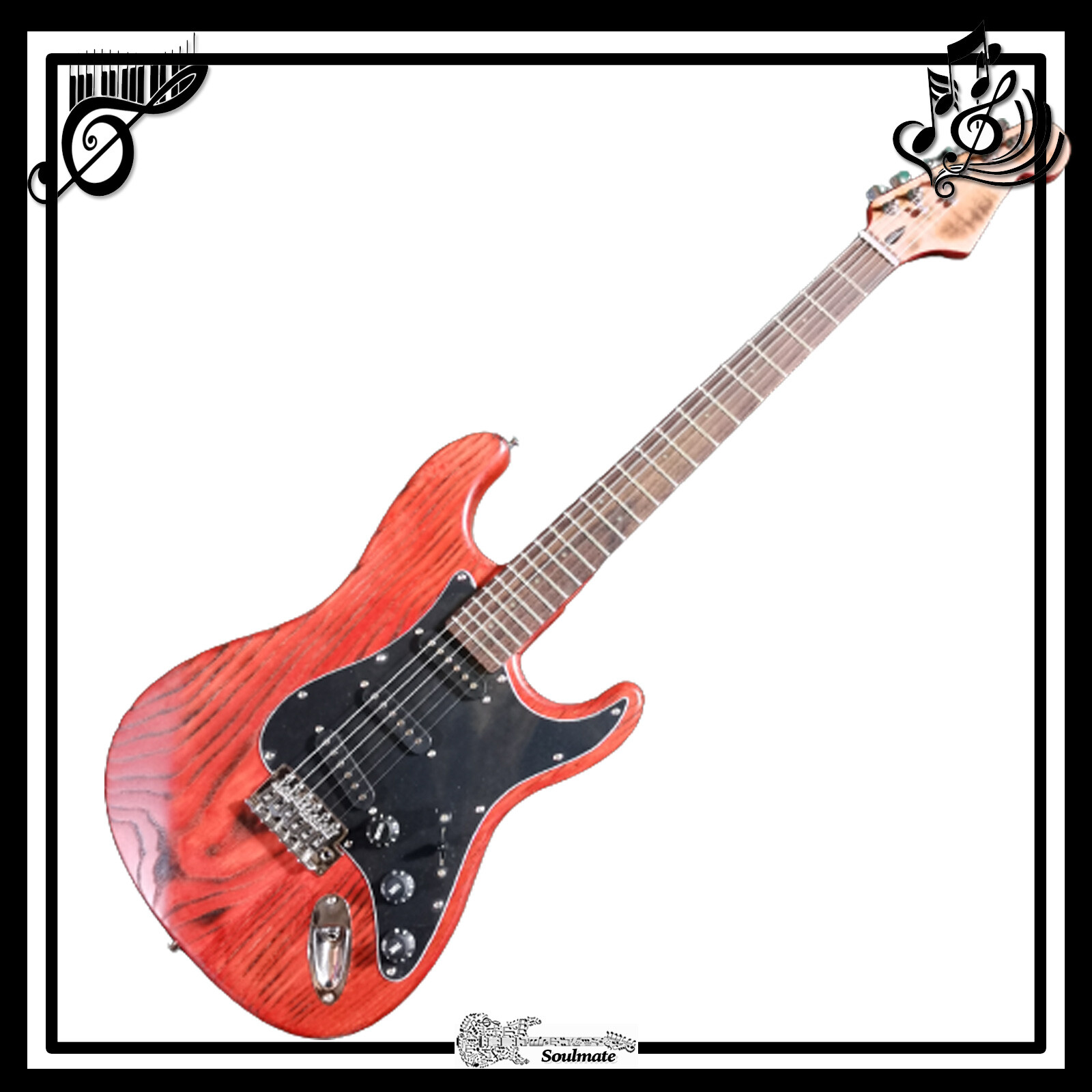 ST Electric Guitar Red Alder Body 