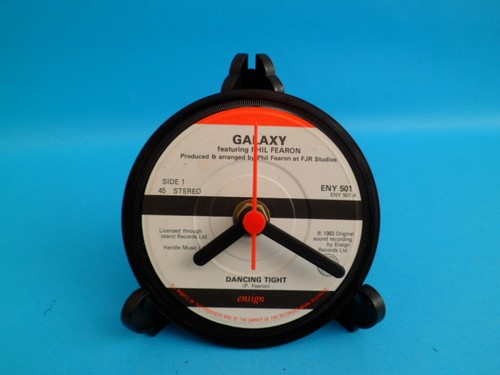 CLOCKS Upcycled Vinyl Record Hit SINGLES 70's 80's 90's Table Top Size 4" LIST G - Picture 7 of 226
