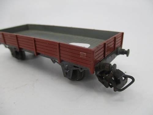 AV333 MARKLIN HO 1/87 1:87 WAGON TOMBEREAU A BORDS BAS RIV REF ? MARRON - Imagen 4 de 8