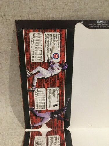 1998 Fence Busters Folder Ken Griffey Jr Frank Thomas Sammy Sosa Mark McGwire - Bild 3 von 5