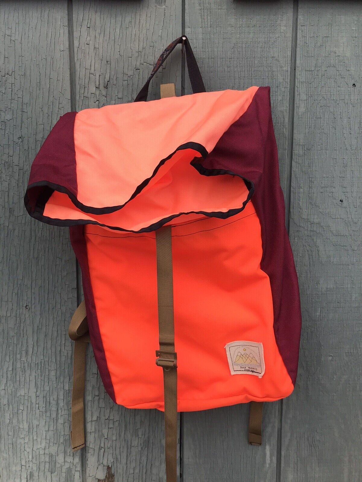 Urban Outfitters Buck Products Montana Nap Sack Hiking Backpack Messenger Bag