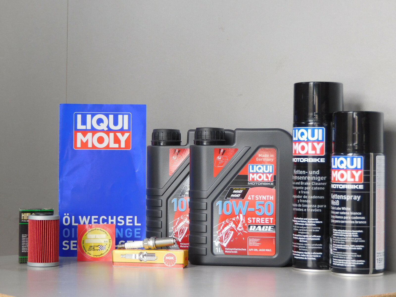 Maintenance Set Husqvarna Svartpilen 401 Oil Filter Spark Plug Service
