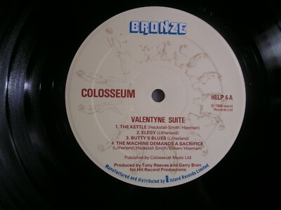  COLOSSEUM  -  VALENTYNE SUITE !! ( LP ) !! 2.UK-PRESSUNG !!