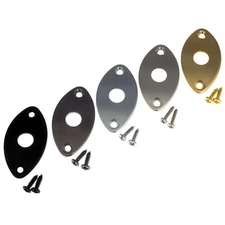 GOTOH JCB-2 Oval Curved Guitar Jack Plate 