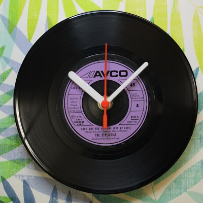 The Stylistics ''Can't Give You Anything (But My Love)'' Retro Chic 7'' Vinyl Uhr