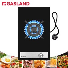 GASLAND 30 cm Glass Ceramic Cooktop Single Burner Built-in NG/LPG Gas Hob 3400 W