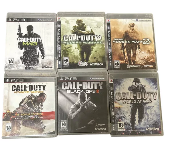 Call Of Duty lot 6 PS3