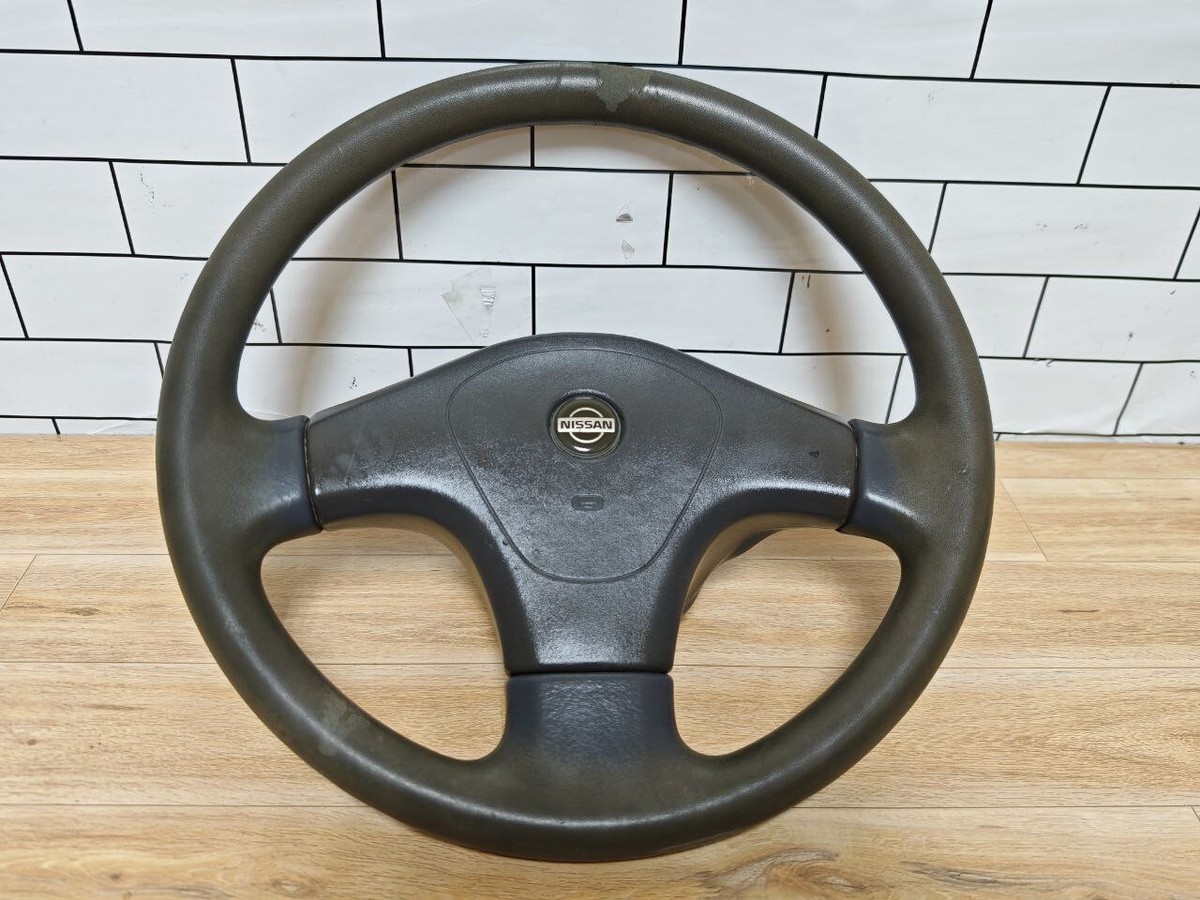 SILVIA ステアリングホイール JDM Nissan Silvia S14 Black Leather stitch Steering Wheel