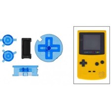 Nintendo GameBoy Color Buttons Translucent Blue