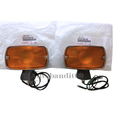 Fender Amber Turn Signal Lights 81510-60140 Genuine Toyota