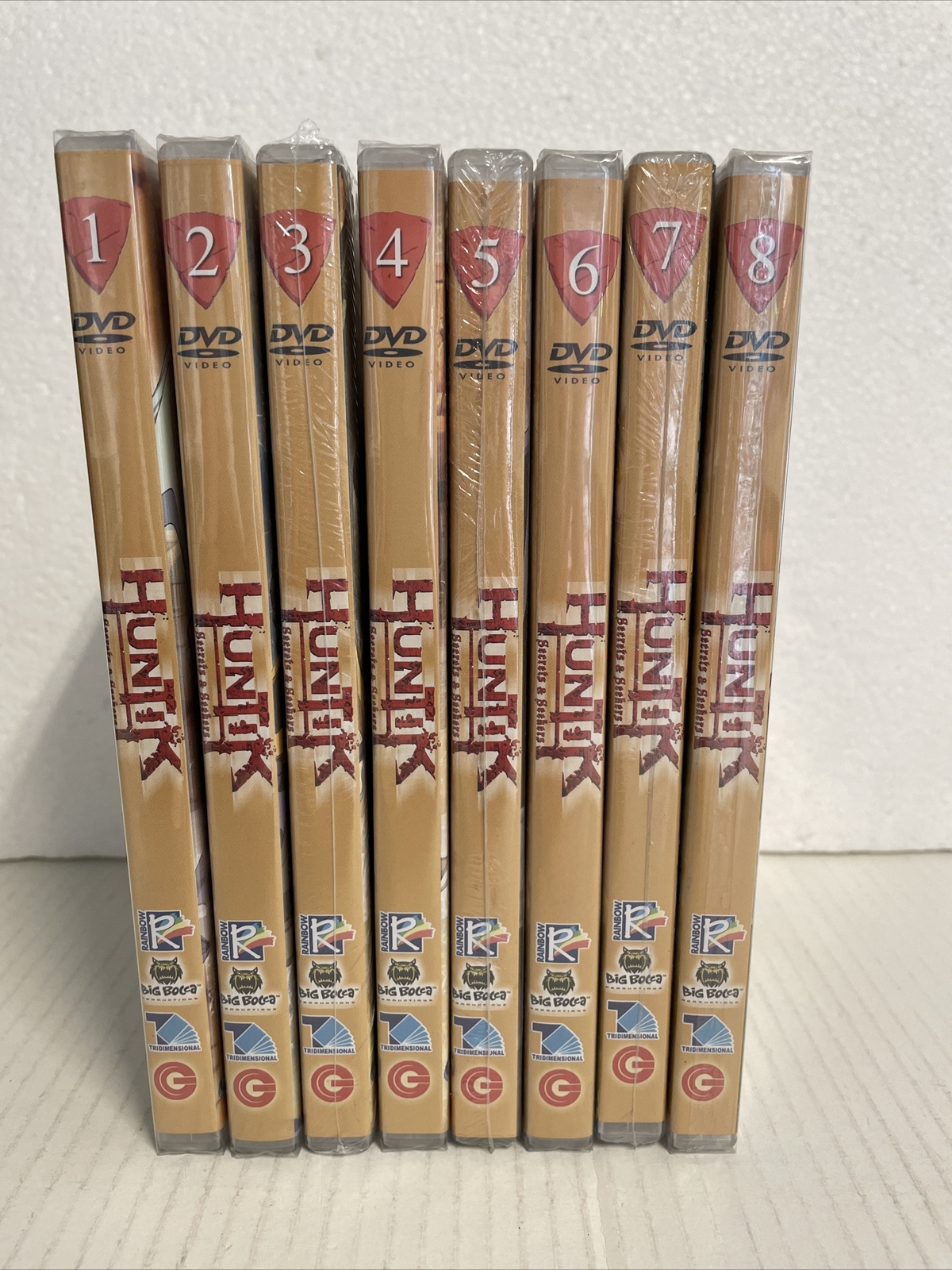 HUNTIK  secrets & seekers - - volume 1-2-3-4-5-6-7-8 - DVD - nuovi