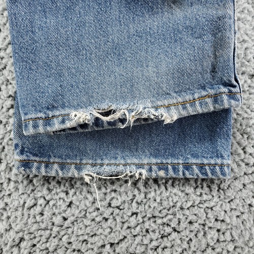 Levi's 581 Herren Jeans 34x30 Stone Wash Straight Leg Lightly Distressed Blau - Bild 9 von 14