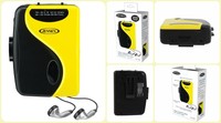 Portable Slim Design Stereo Cassette Player Am Fm Radio Walkman Tape Yellow Portable Slim Design Stereo Cassette Player Am Fm Radio Walkman Tape Yellow
