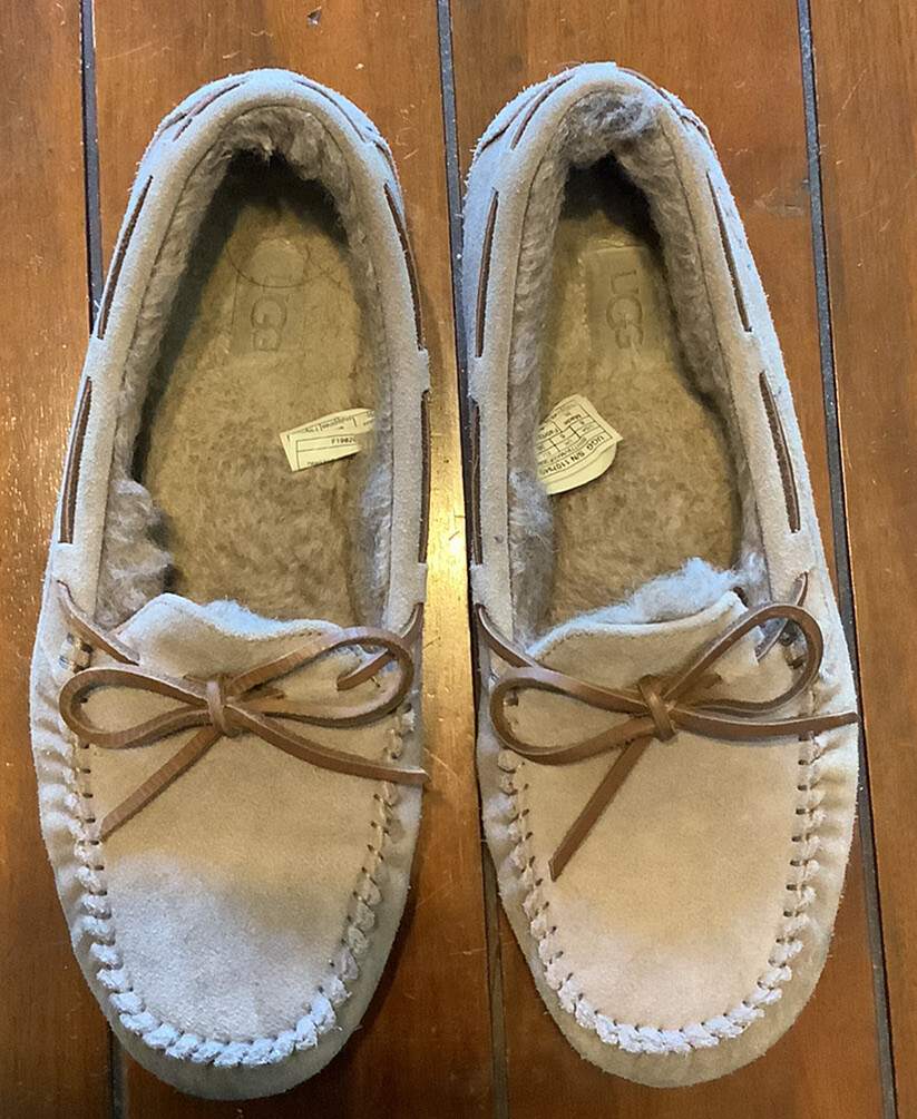 UGG Australia Olsen Men's Moccasin Slippers . Gray Si… Gem