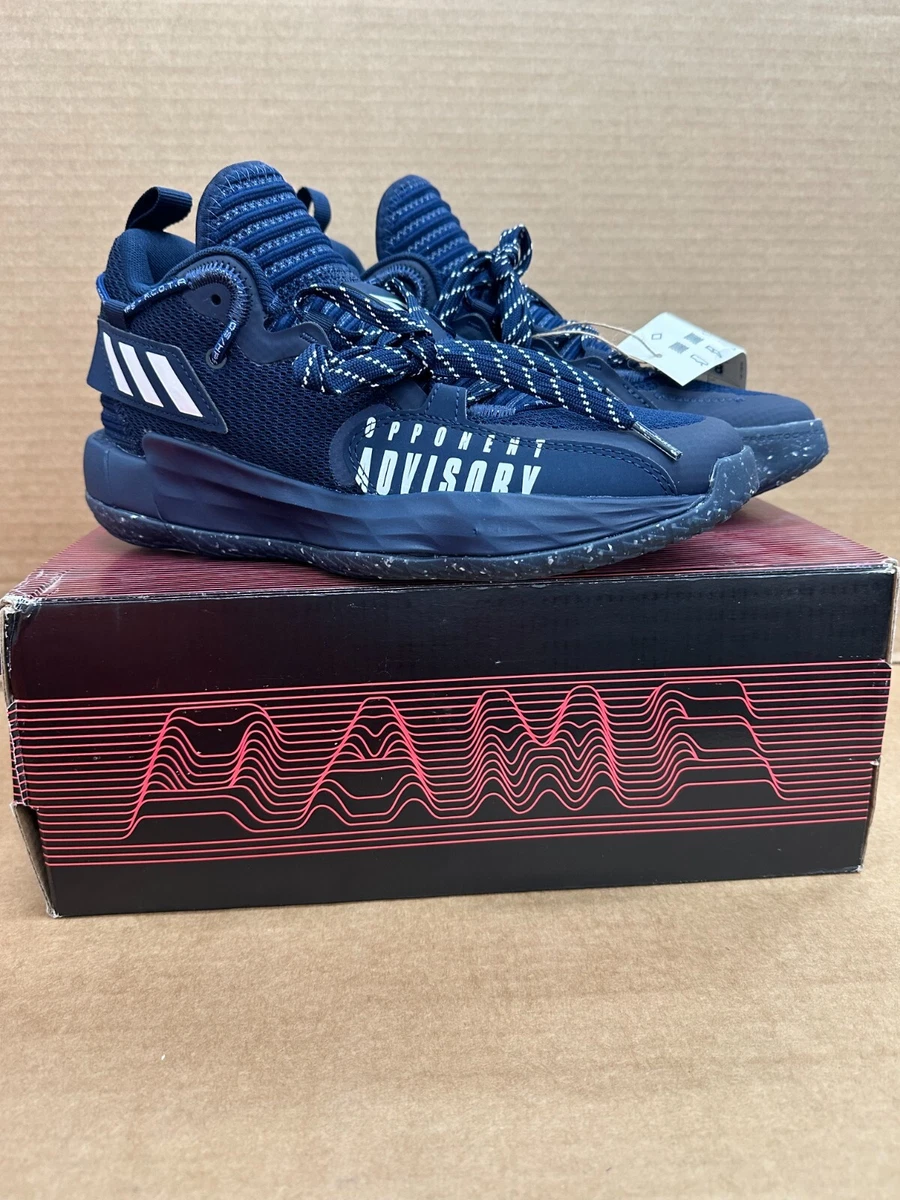 adidas Dame 7 Extply Opponent Advisory Navy/White Basketball Shoes Men\'s Sz: 9.5 Amazon.com | Adidas Unisex-Adult Dame 7 Extply Team Navy  main image 2
